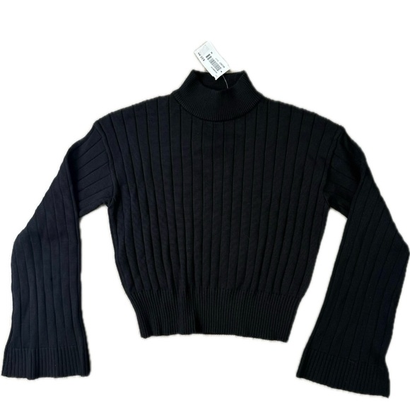 Rivir Sweaters - 💕 Women’s Rivir NWT Black Ribbed Turtleneck Sweater in Size Medium
